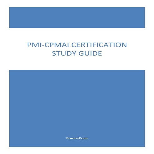 Comprehensive PMI-CPMAI Exam Preparation Guide for AI Management ...