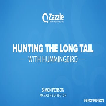 PMI London 2015 > Hunting the Long Tail