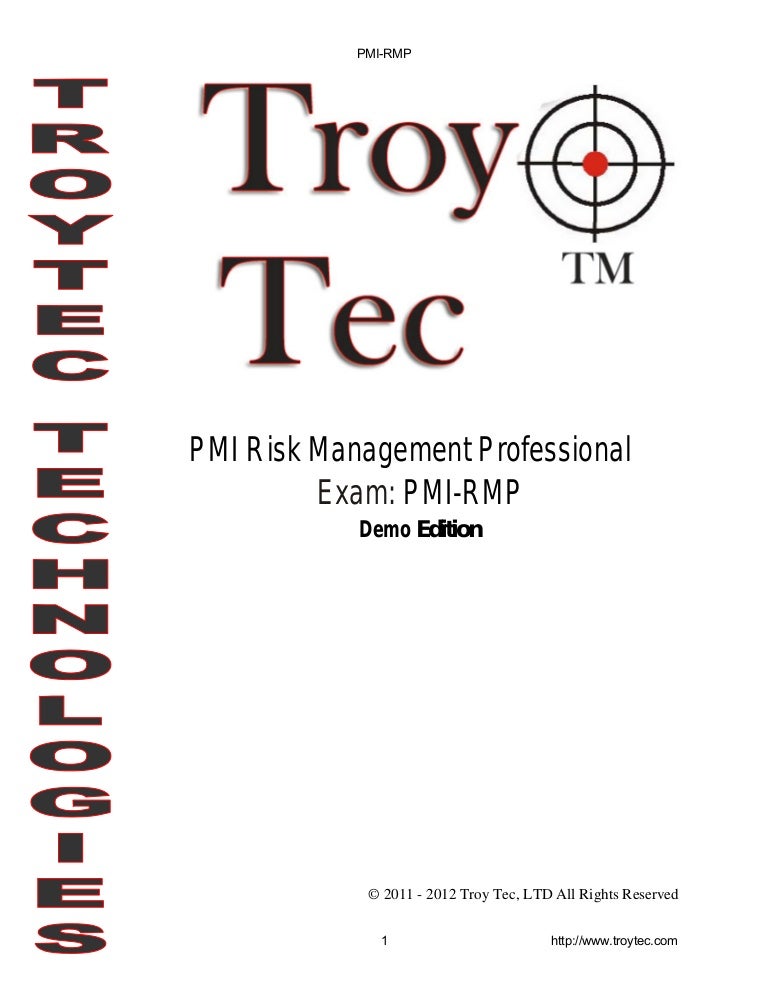 PMI-RMP Zertifikatsdemo | Maxtic