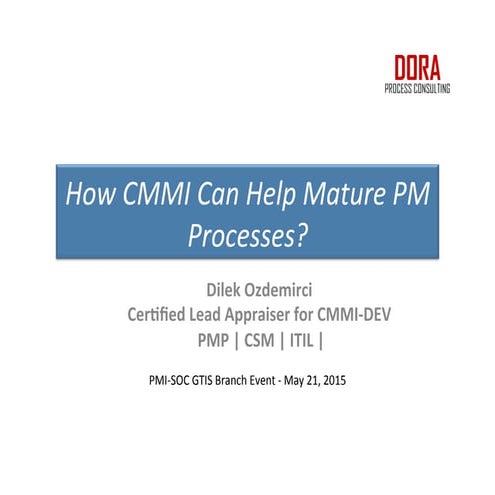 CMMI & PMBOK & OPM3