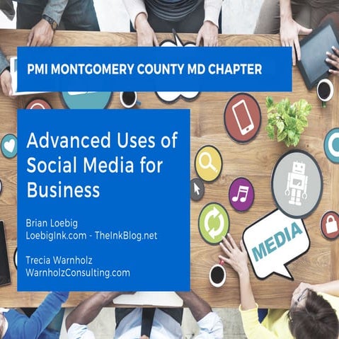 Advanced Uses of Social Media for Business