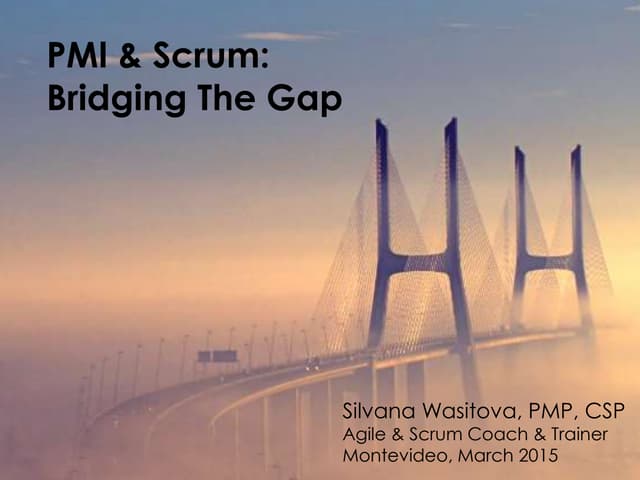 PMI and Scrum - bridging the gap