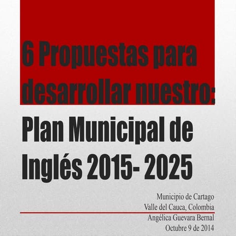 PMI Cartago,Valle, Colombia