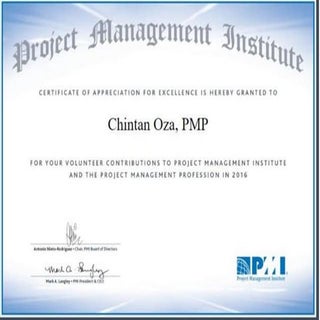 Certificate of Appreciation for Exc...