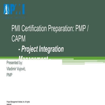 pmicertificationpreparationintegrationmanagementvvujovic20170307-170308083758...