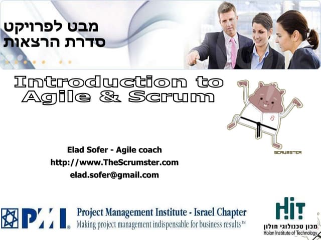 Introduction to Agile & scrum
