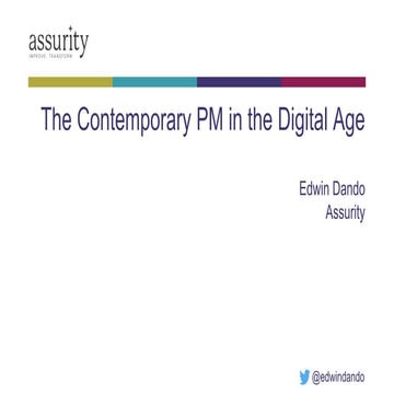The Contemporary Project Manager in the Digital Age