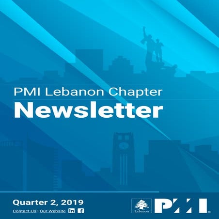 PMI Lebanon chapter newsletter Q219