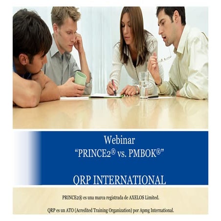 PMBoK vs PRINCE2