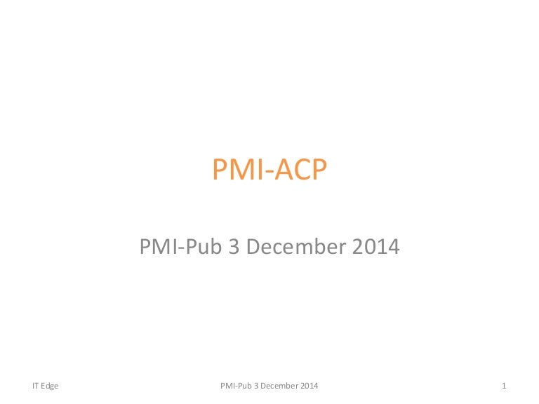 PMI-ACP Exam