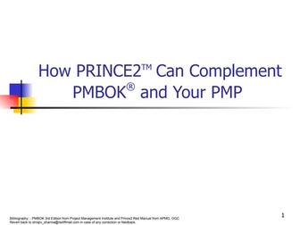 Pmi Pmbok Vs Prince2
