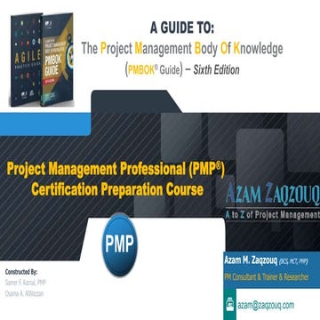 PMI PMP Course-Workshop Master Presentation (6th Edition).pptx