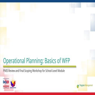 PMIS-Operational-Planning-Basics-of-WFP.pptx