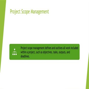 Project management operations knowledges