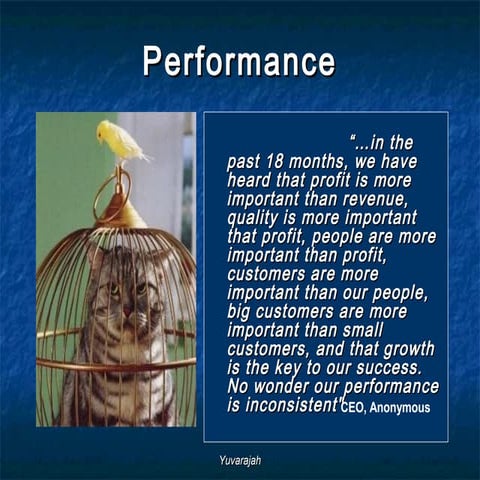 Performance Management Using KPIs
