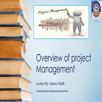 Overview of Project management lecture 2