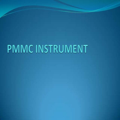 Pmmc instrument