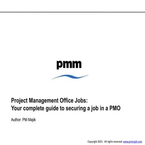 A Complete Guide to Securing a Job in a Project Management Office (PMO)