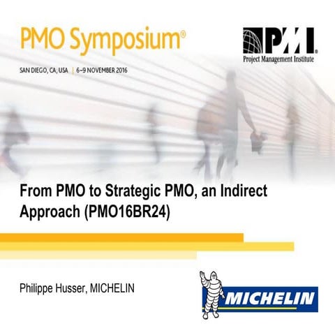 FROM PMO TO STRATEGIC PMO - AN INDIRECT APPROACH