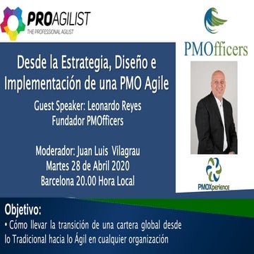 Desde la Estrategia, Diseño e Implementación de una PMO Agile