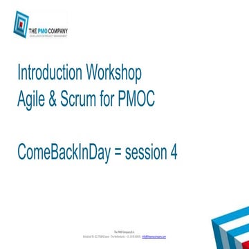 The last step in PMO Company journey to Agile & Scrum certification