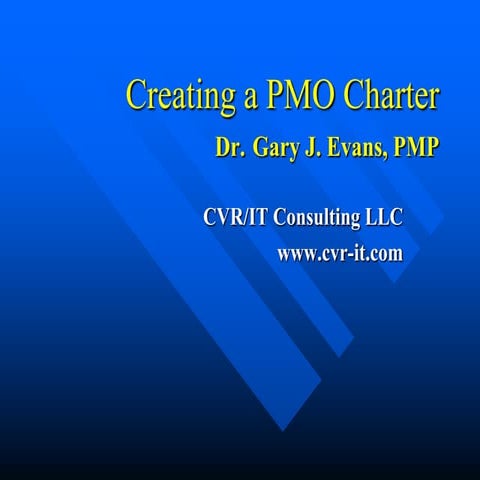 Pmo charter benefits