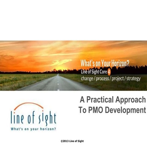PMO Development - Line of Sight