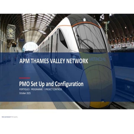 APM Thames Valley Network: PMO Set Up and Configuration