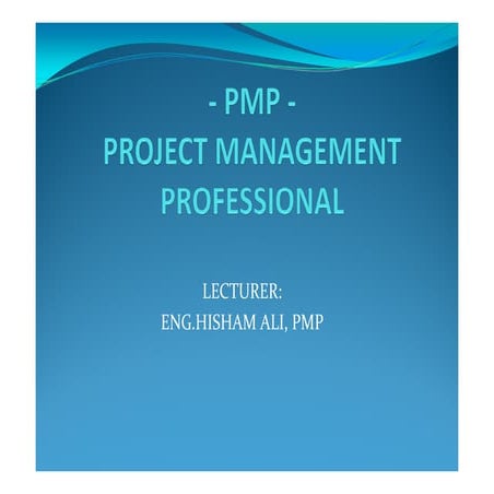Pmp  3 chapter