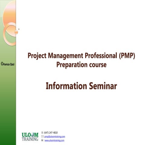 Project Management Career and Information