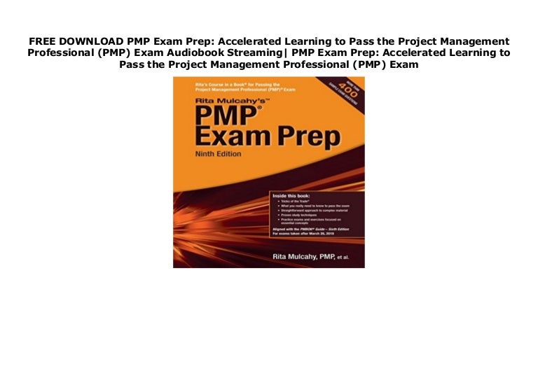 FREE DOWNLOAD PMP Exam Prep Accelerated Learning To Pass The Project 