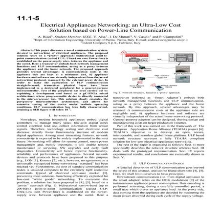 An Ultra-Low Cost Solution based on Power-Line Communication