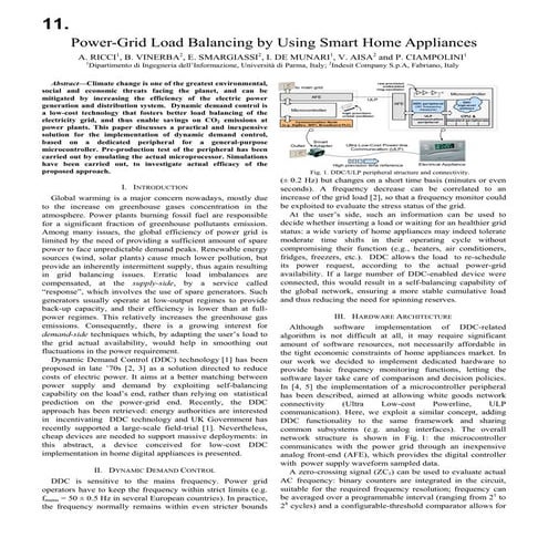 Power-Grid Load Balancing by Using Smart Home Appliances