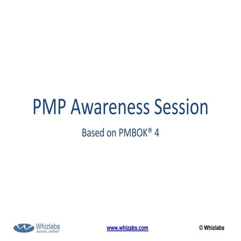 PMI-PMP Exam Awareness