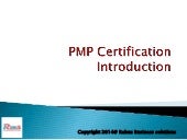 Introduction of PMP certification -...