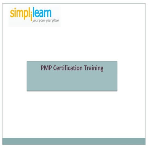 PMP Certification Training