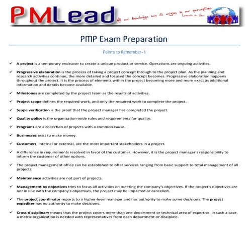 Pmp Exam Prep PDF-1