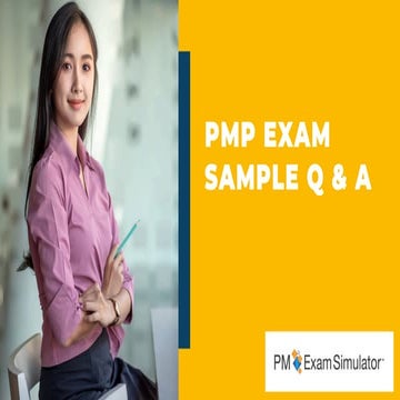 Free PMP Exam Sample Question of the Week