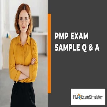 Free PMP Exam Sample Question of the Week