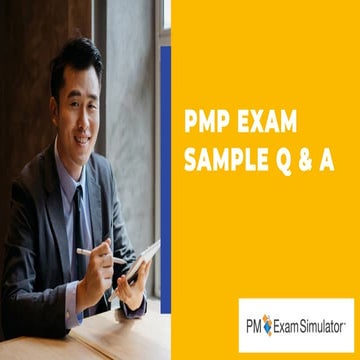 Free PMP Exam Sample Question of the Week