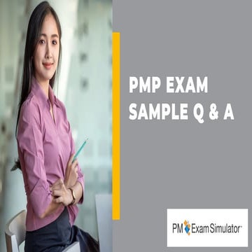 Free PMP Exam Sample Question of the Week