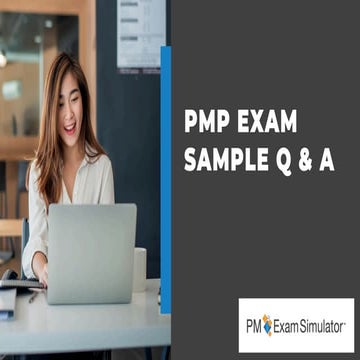 Free PMP Exam Sample Question of the Week