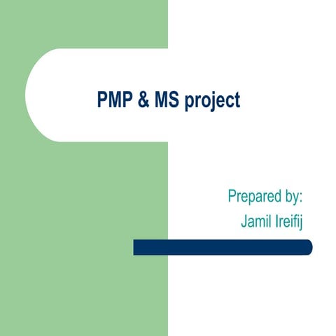 Introduction to PMP Brief Presentation