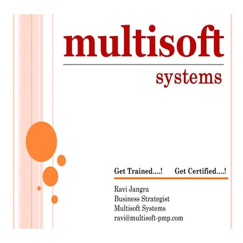 PMP@Multisoft   Presentation