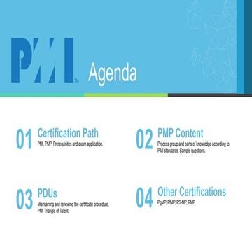 PMP Certificate- introduction