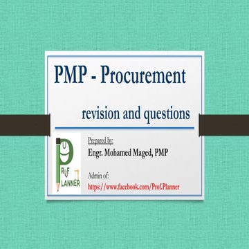 Pmp procurement rev