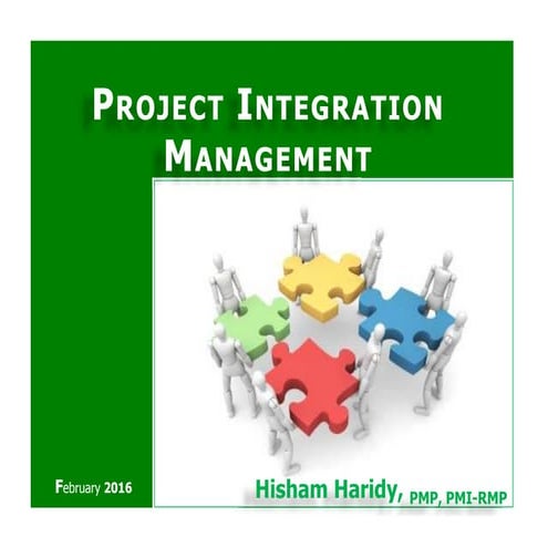 PMP_Project Integration Management