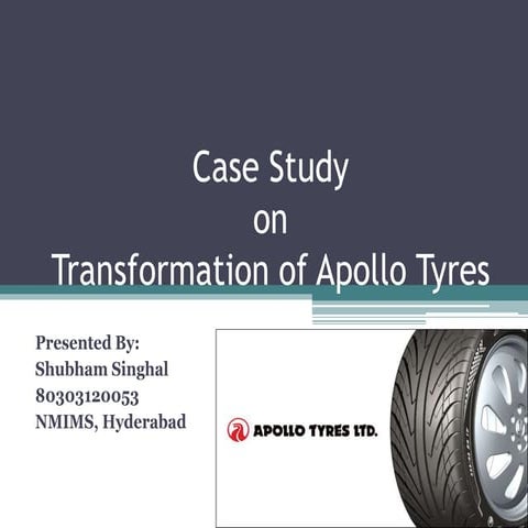 Apollo Tyres case study analysis - HR perspective