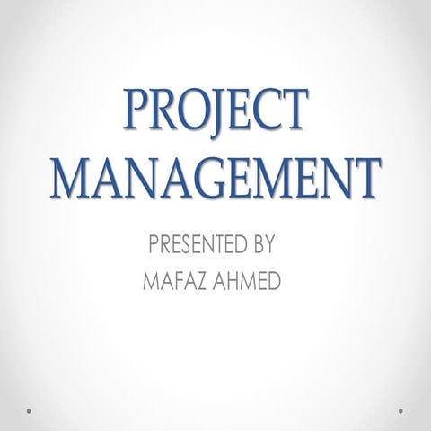 Project Management Project