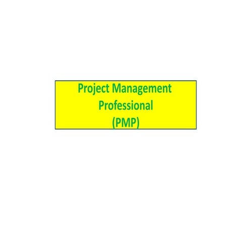 PMP CERTIFICATION TRAINING